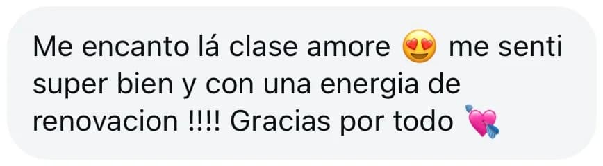 Mensaje de una alumna